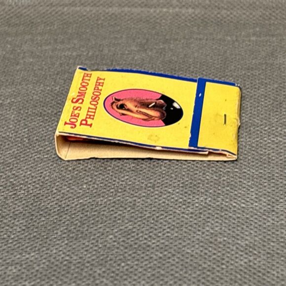 1991 Joe Camel Matchbook Smooth Philosophy RJ RENYNODS Tobacco CAMEL Cigarettes - Picture 11 of 11